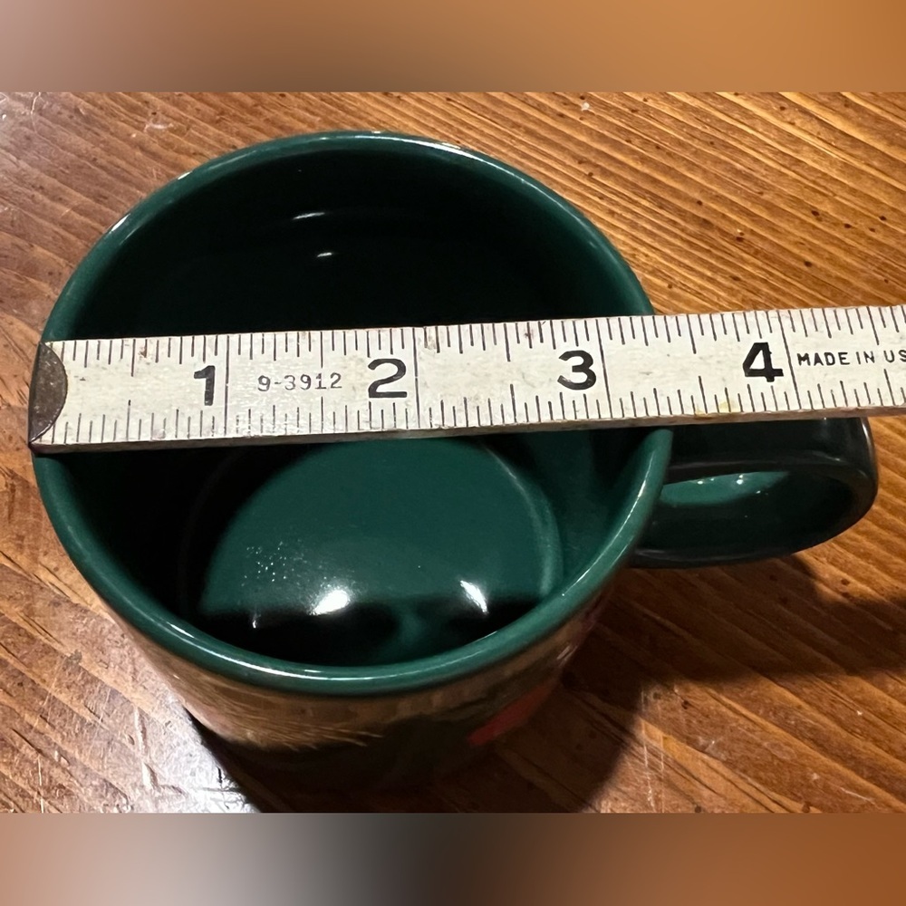 Starbucks Mug Floral Green Ceramic Holiday 2018 12 oz Bando Red & Pink Rose - Picture 10 of 11